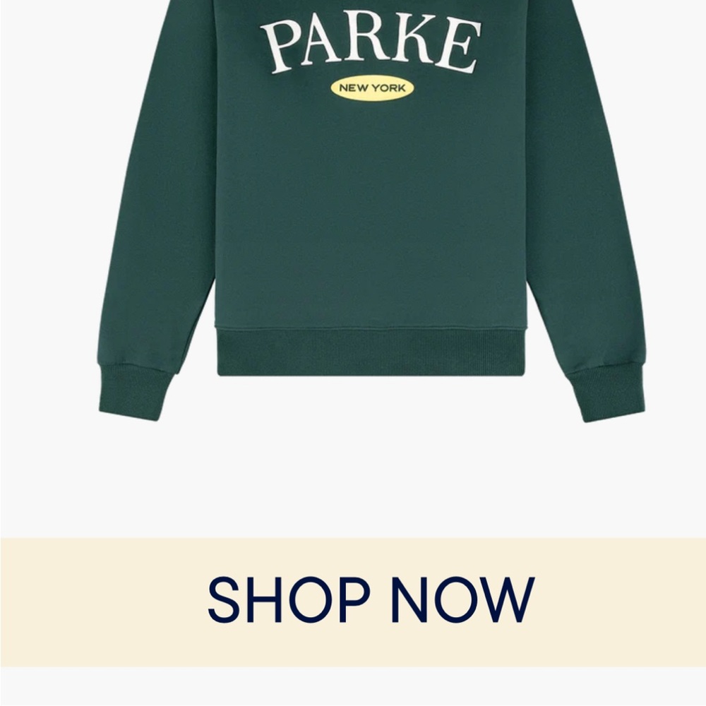 Parke New York Green Sweatshirt